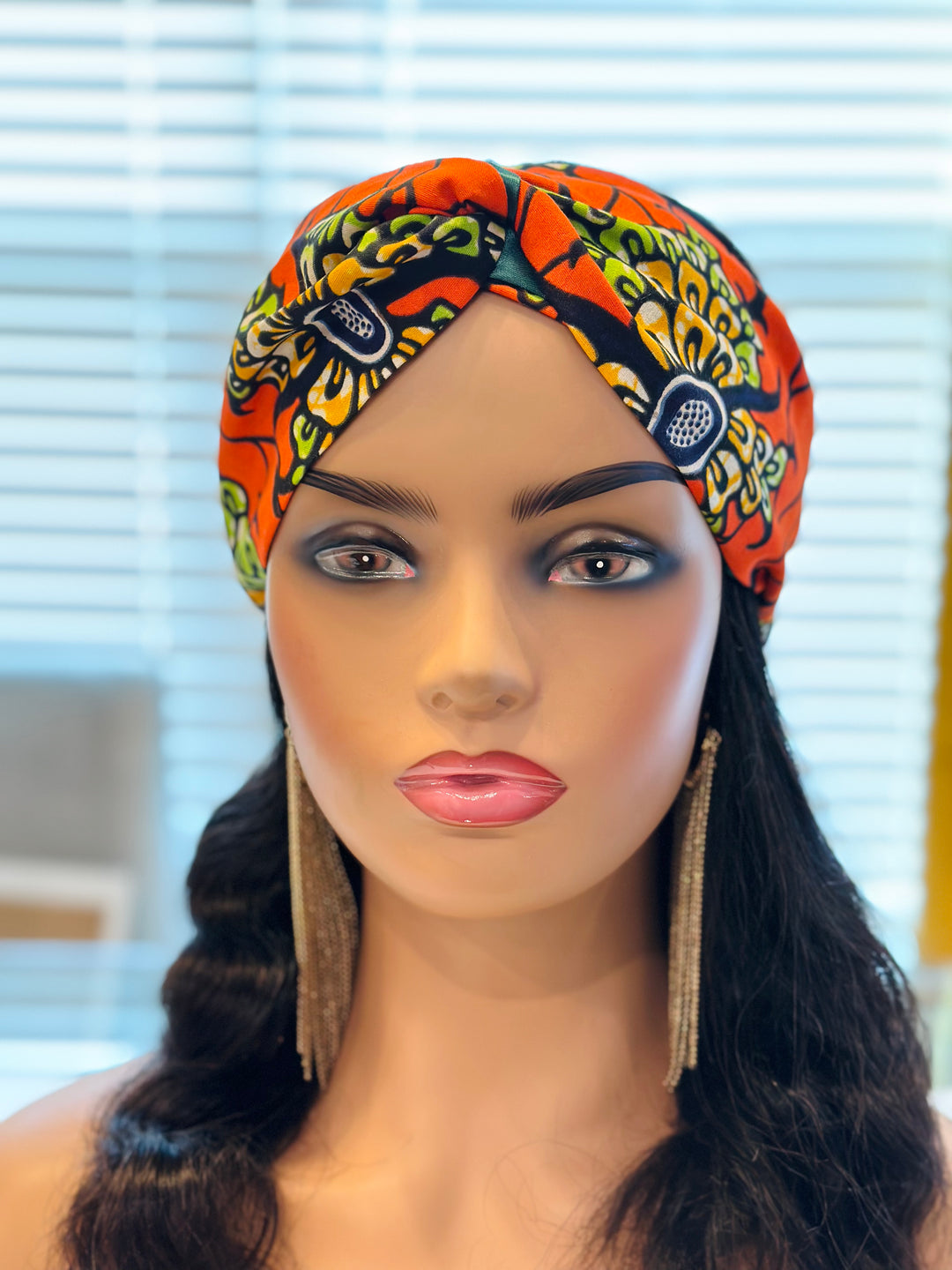 Nini African Print Satin Headband - Mudvii