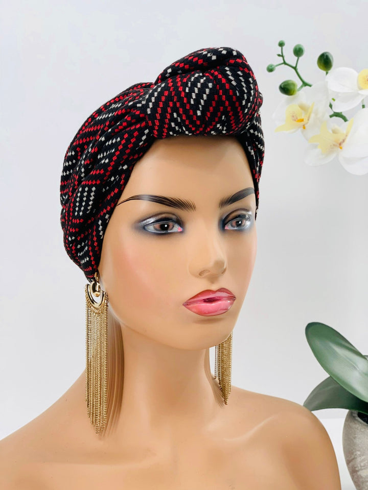 Pretied Knotted Turban - Stylish women’s knot turban