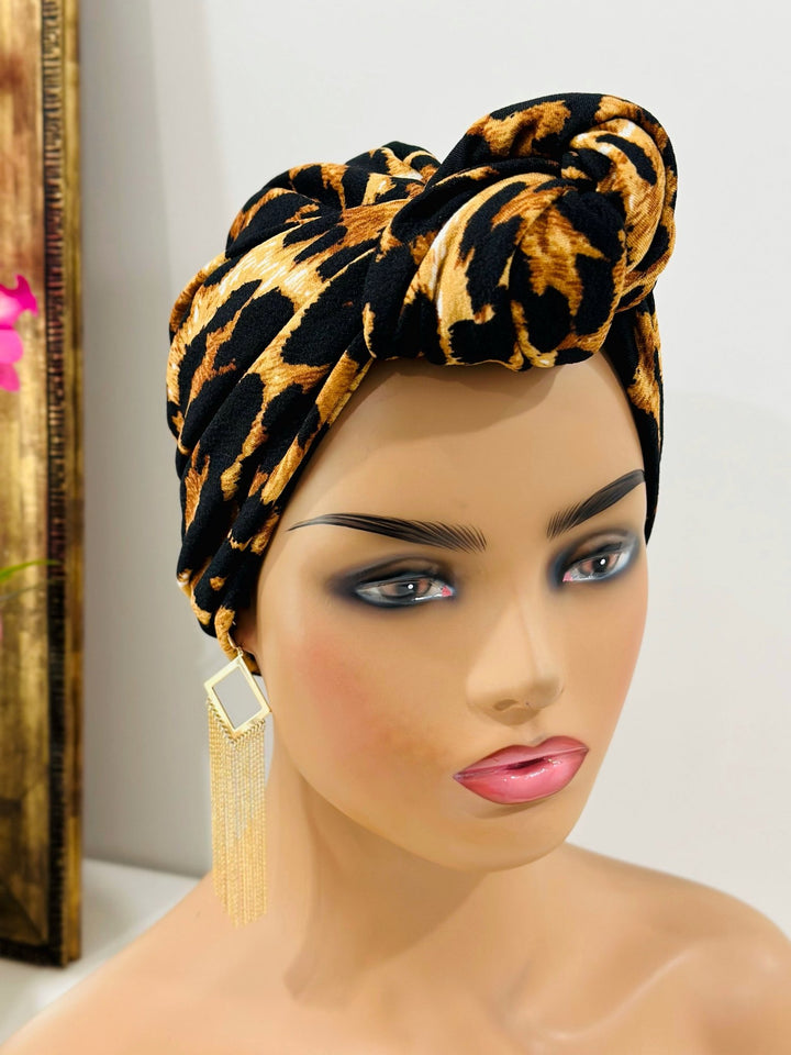 Pretied Knotted Turban - Stylish women’s knot turban