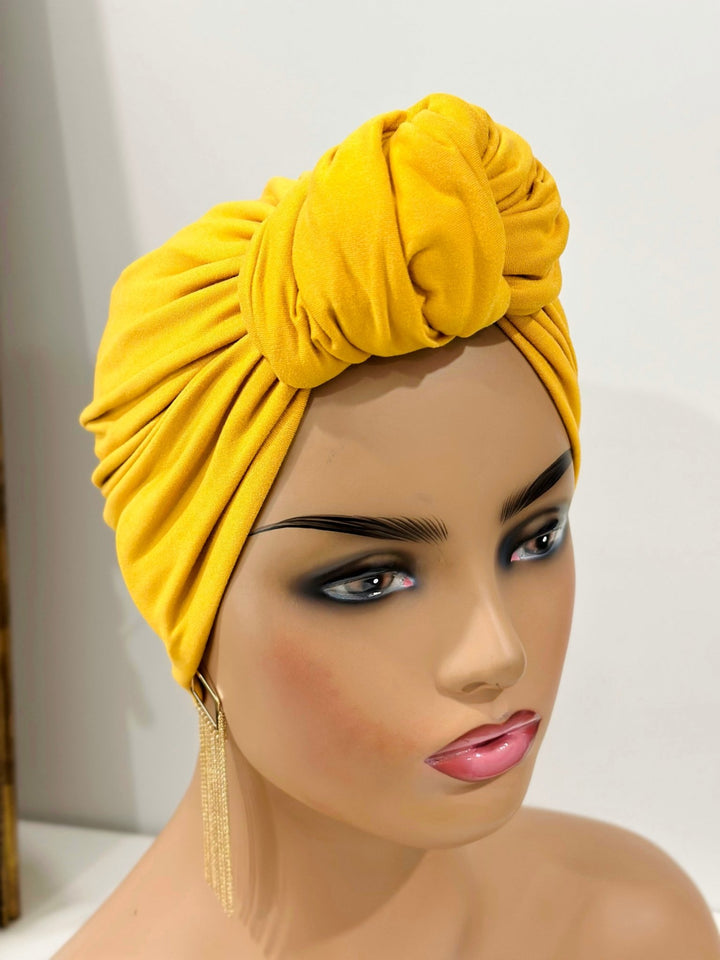 Pretied Knotted Turban - Stylish women’s knot turban