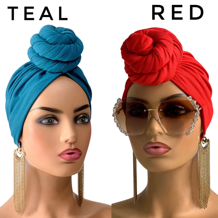 Bun Style Pre-Tied Turban - Mudvii