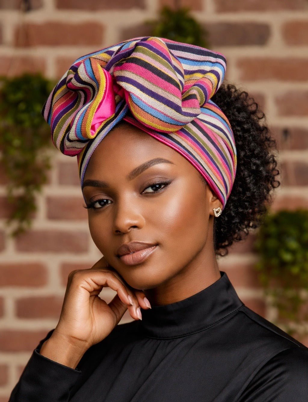 Aso - Oke Wired Headband - Mudvii