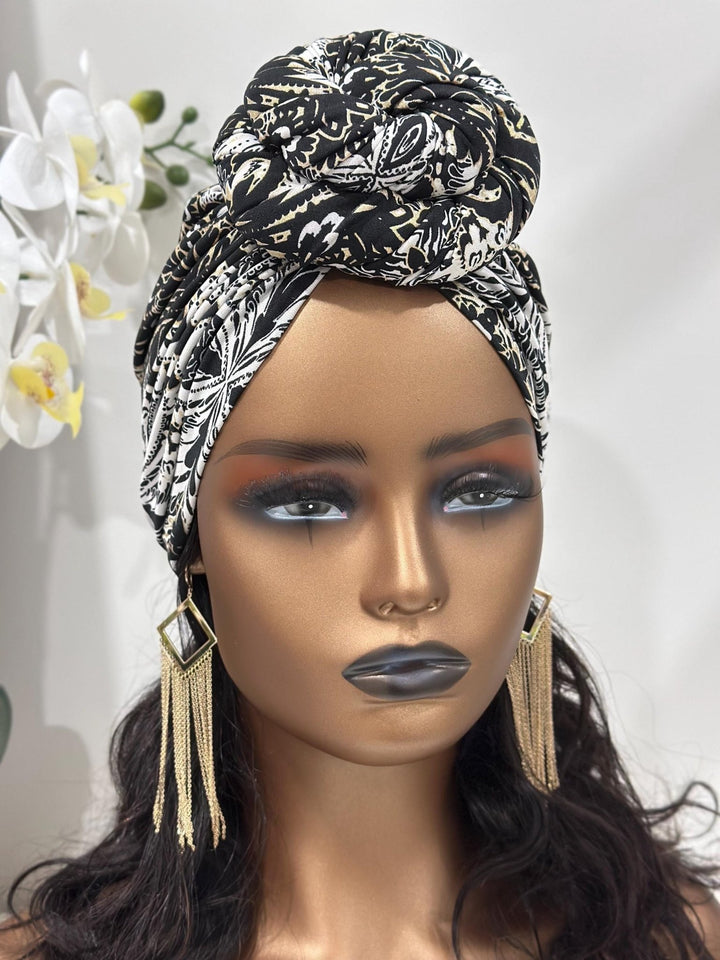 Audrey Pre - tied Turban - Mudvii