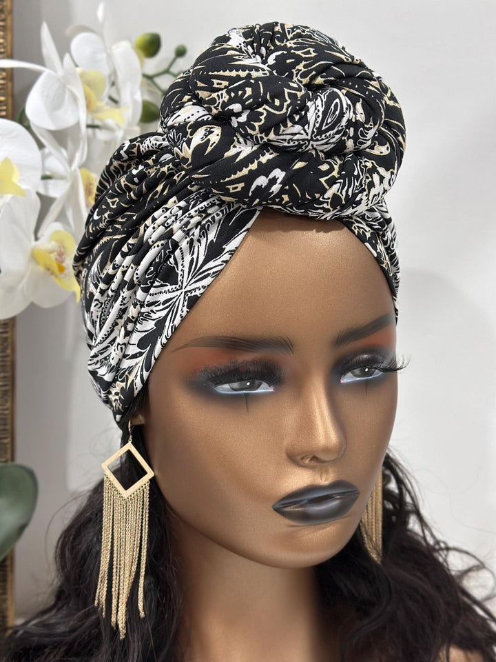 Audrey Pre - tied Turban - Mudvii