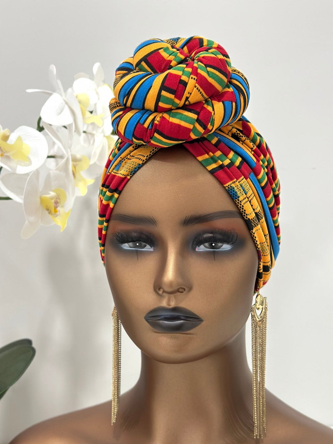 Efie Bun Pre - tied Turban - Mudvii