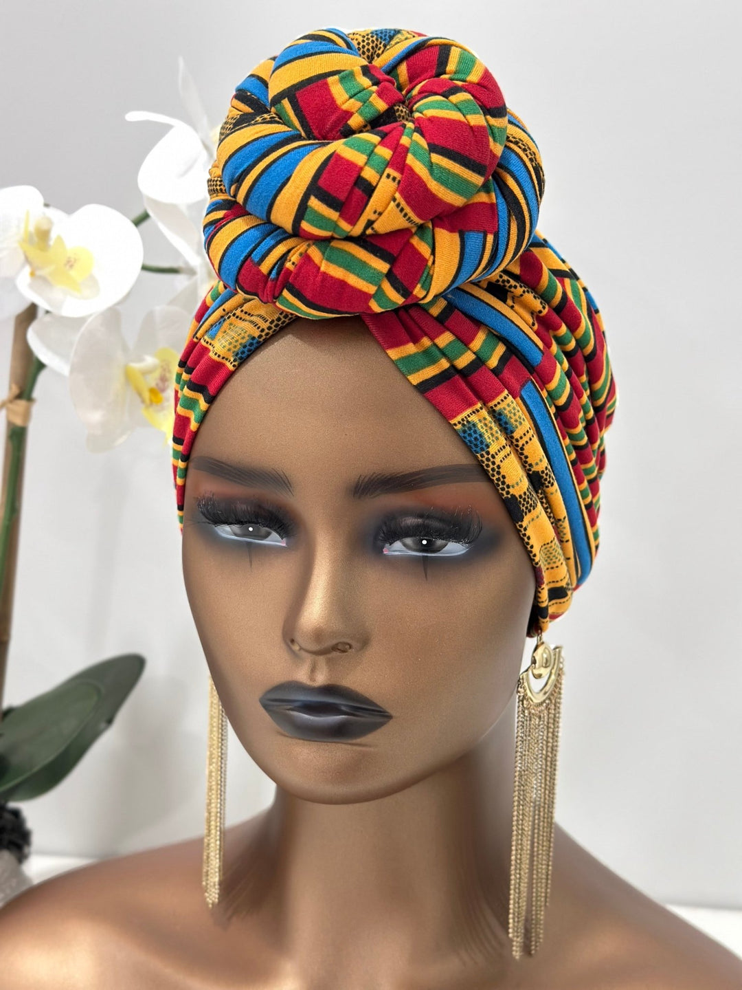 Efie Bun Pre - tied Turban - Mudvii