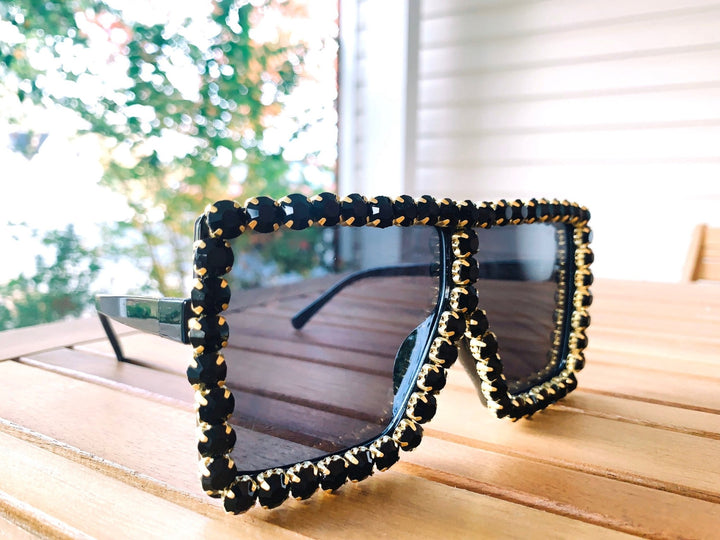 Luxury Rhinestone Sunglasses - Trendy women's sunglasses