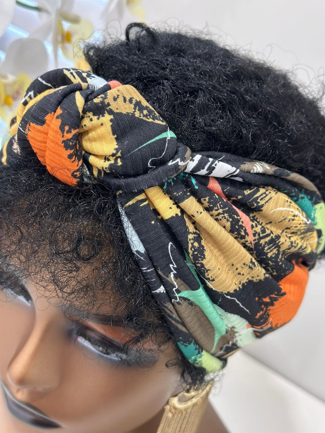 Ribbed Knotted Wide Headband - Mudvii