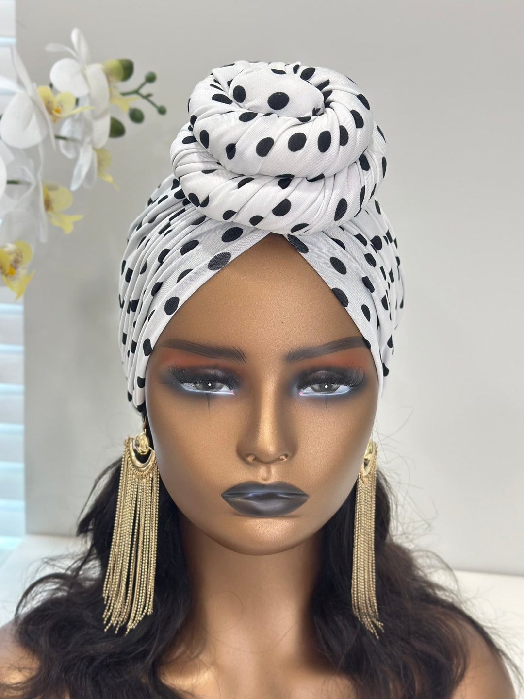 Sienna Bun Pre - tied Turban - Mudvii