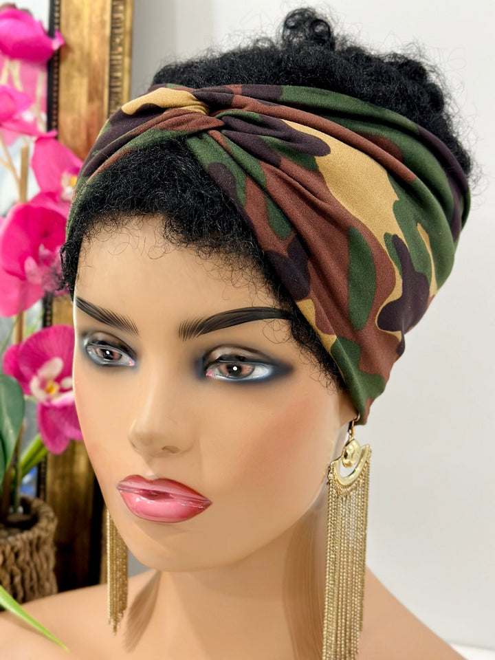 Twist Headband - Satin lined turban headband