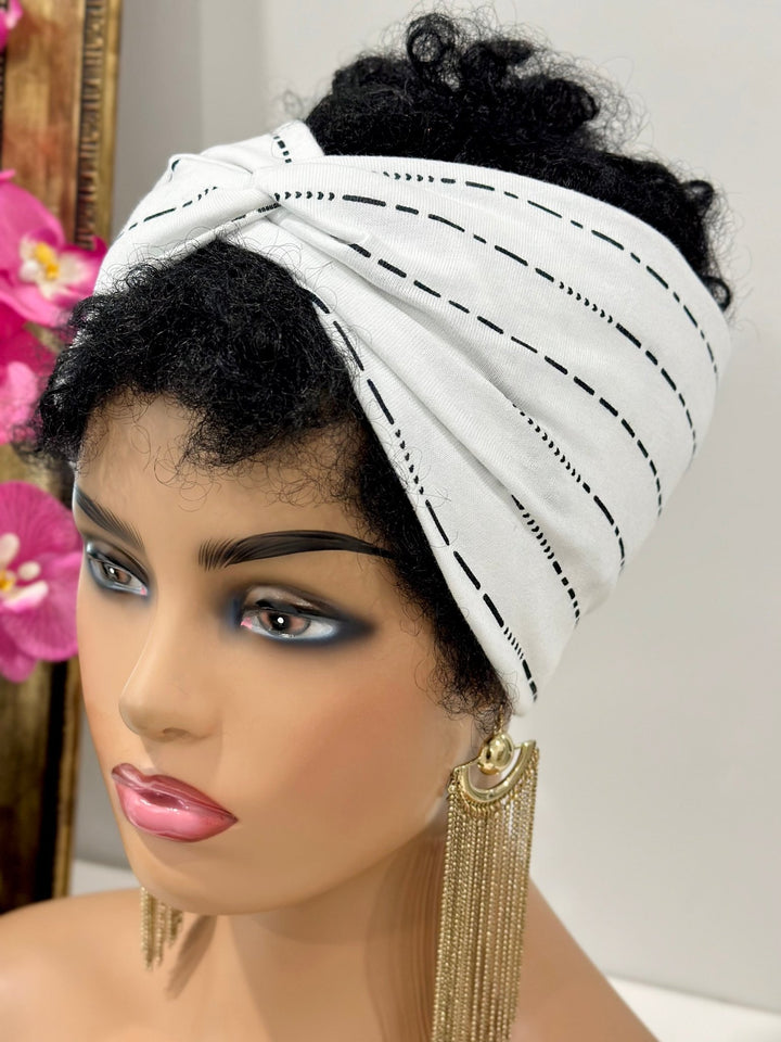 Twist Headband - Satin lined turban headband