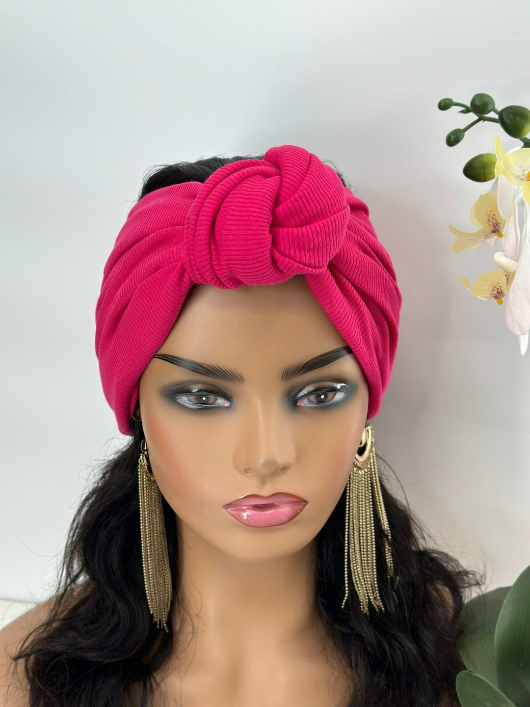 Funbi Ribbed Knotted Wide Headband - Mudvii