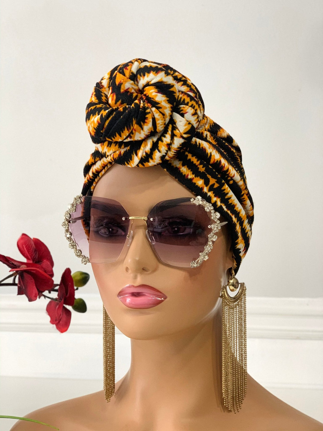 Leila Pretied Head Wrap - Mudvii